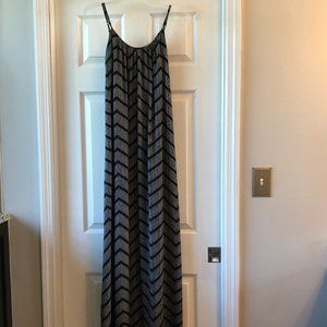 Chevron Sling Maxi Dress